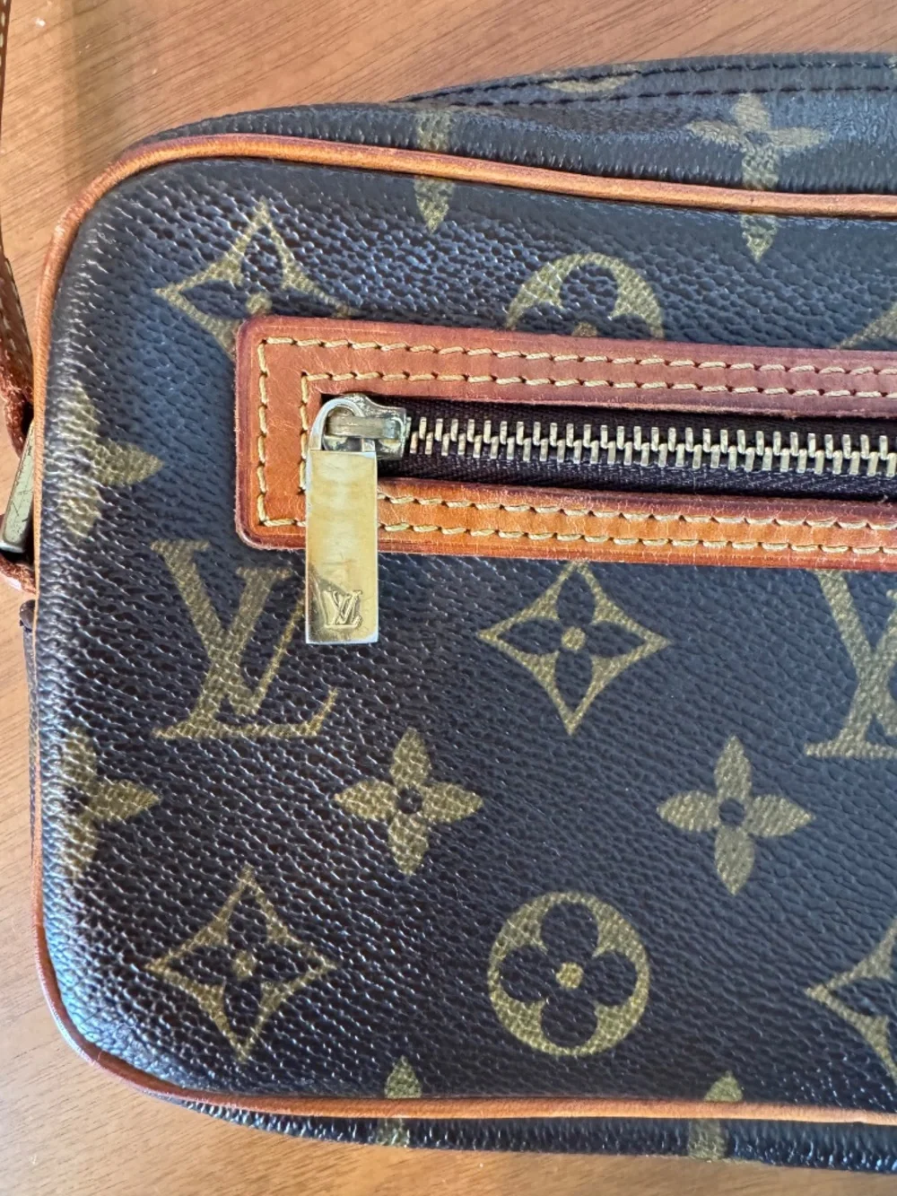 Authentic Louis Vuitton Monogram Pochette Cité Shoulder Bag